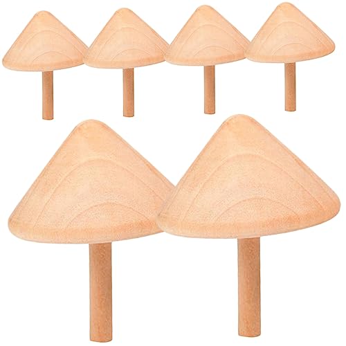 Toyvian 6st Hölzerner Kreisel Kinderspielzeug Kinderoberteile Basteln Im Alter Von 4-8 Jahren Basteln Für Im Alter Von 4-8 Jahren Versorgen Holz von Toyvian