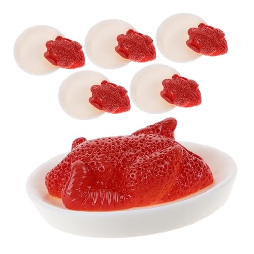 Toyvian 6st Mini Simulierte Gebratene Ente Quadratisches Kochgeschirr Food-Modell Federnd Sofortig Fressnäpfe Für Hamster Schweine Cocker Kaninchen Coupe Automatisches Essen Plastik Brown Toyvian 6st Mini Simulierte Gebratene Ente Quadratisches Kochgeschirr Food-Modell Federnd Sofortig Fressnäpfe Für Hamster Schweine Cocker Kaninchen Coupe Automatisches Essen Plastik Brown von Toyvian