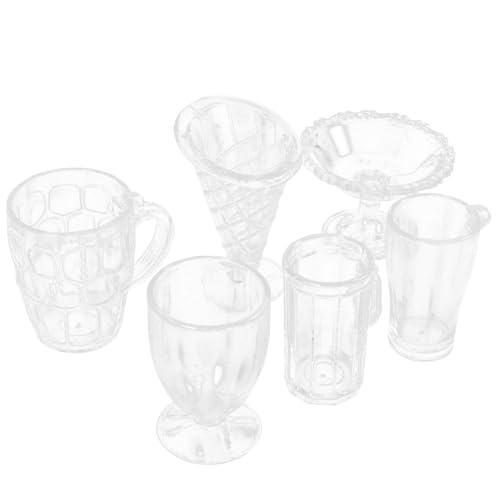Toyvian 6st Mini-küchenutensilien Mini-küchenrequisite Mini-küchendekoration Mini- -küchenzubehör Mini-tassen Mini-hauswasserbecher Puppenhaus Tassen Modell Transparent Plastik Toyvian 6st Mini-küchenutensilien Mini-küchenrequisite Mini-küchendekoration Mini- -küchenzubehör Mini-tassen Mini-hauswasserbecher Puppenhaus Tassen Modell Transparent Plastik von Toyvian