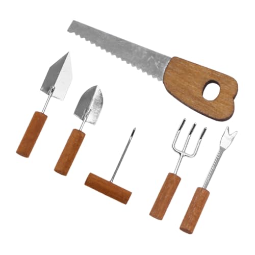 Toyvian 6st Mini-landwirtschaftsgeräte Feengartengeräte Mini-metallspaten Miniatur-bauwerkzeuge Puppenhausbauwerkzeuge Zubehör Für Den Miniatur-feengarten Miniatur-töpferwerkzeuge Holz Toyvian 6st Mini-landwirtschaftsgeräte Feengartengeräte Mini-metallspaten Miniatur-bauwerkzeuge Puppenhausbauwerkzeuge Zubehör Für Den Miniatur-feengarten Miniatur-töpferwerkzeuge Holz von Toyvian