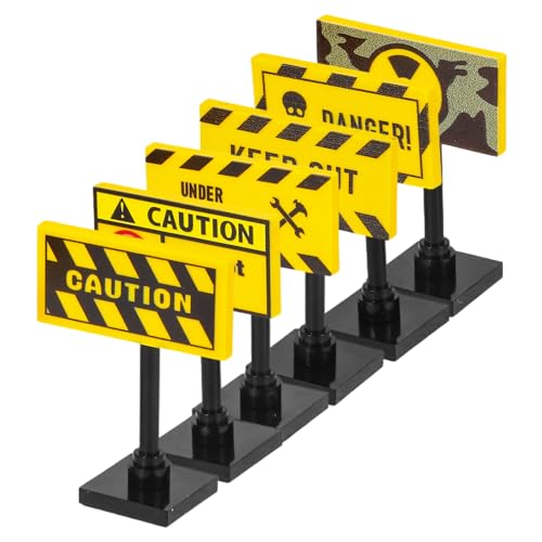 Toyvian 6st Warnschild- Mini-schilder Grünes Und Gelbes Schilder Flauschiger Schlüsselanhänger Runde Eimer Für Bushäuschen Mini- Abs Toyvian 6st Warnschild- Mini-schilder Grünes Und Gelbes Schilder Flauschiger Schlüsselanhänger Runde Eimer Für Bushäuschen Mini- Abs von Toyvian