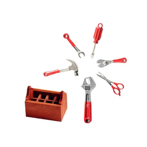 Toyvian 7 STK Werkzeugkastenverzierung Aus Legierung Puppenhaus-werkzeugkasten Mini-Tool Mini-Modell Puppenhaus-Modell Mini-Werkzeuge Werkzeugkasten Für Hölzern Toyvian 7 STK Werkzeugkastenverzierung Aus Legierung Puppenhaus-werkzeugkasten Mini-Tool Mini-Modell Puppenhaus-Modell Mini-Werkzeuge Werkzeugkasten Für Hölzern von Toyvian