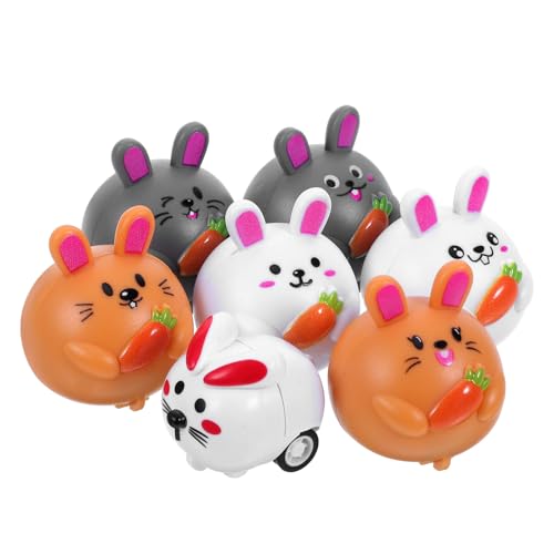 Toyvian 7 Stück Ostern-Rückziehautos Kunststoff-Rückziehhasenauto Reibungsbetriebene Spielzeugautos Tiere Für Osterkörbe Füller Partygeschenke Toyvian 7 Stück Ostern-Rückziehautos Kunststoff-Rückziehhasenauto Reibungsbetriebene Spielzeugautos Tiere Für Osterkörbe Füller Partygeschenke von Toyvian