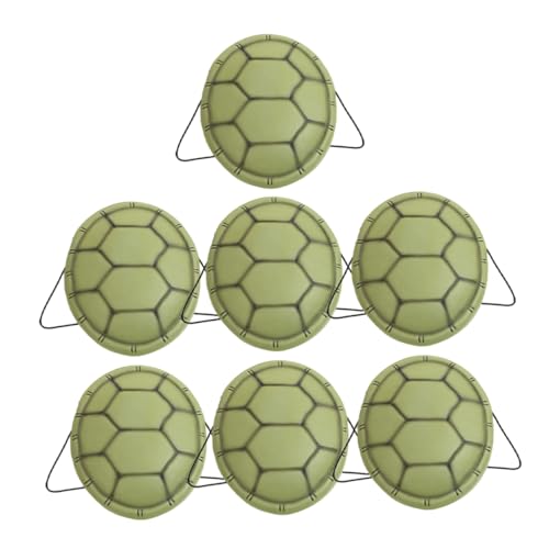 Toyvian 7 Stück Schildkrötenpanzer verkleiden Dinosaurier Kostüme Haustier Masken Halloween Costume Halloween Kleidung Karneval Schildkrötenpanzer Schildkrötenpanzer-Verzierungen Green von Toyvian