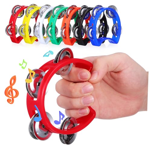 Toyvian 7 Stück Schlaginstrument für Musikinstrumente Mini-Handglocke klimpern musikspielzeug Klanginstrumente für Handtamburin für Tamburine für Plastik Toyvian 7 Stück Schlaginstrument für Musikinstrumente Mini-Handglocke klimpern musikspielzeug Klanginstrumente für Handtamburin für Tamburine für Plastik von Toyvian