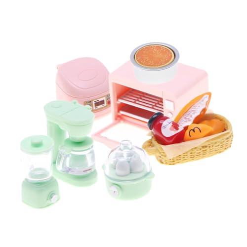 Toyvian 7 Stück Teiliges Miniatur Küchenzubehör Set für Puppenhaus mit Realistischen Langlebigen Kunststoffgeräten Kompakt und Vielseitig für Indoor Spiel und Handmotorische Toyvian 7 Stück Teiliges Miniatur Küchenzubehör Set für Puppenhaus mit Realistischen Langlebigen Kunststoffgeräten Kompakt und Vielseitig für Indoor Spiel und Handmotorische von Toyvian