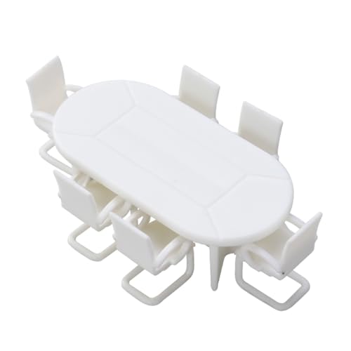 Toyvian 7 Stück Teiliges Miniatur Tisch Stuhl Set für Modellbau DIY für Innenraumdekoration und Szenerien Nicht Toxisch und Kreative Gestaltung Toyvian 7 Stück Teiliges Miniatur Tisch Stuhl Set für Modellbau DIY für Innenraumdekoration und Szenerien Nicht Toxisch und Kreative Gestaltung von Toyvian
