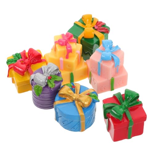 Toyvian 7 Stück Weihnachtsgeschenkbox Dekoration geschenkboxen verzierung Dekoration für Weihnachtsfeiern weihnachtliche Minifiguren Mini-Haus-Geschenkboxen-Modell Mini-Zubehör Harz Toyvian 7 Stück Weihnachtsgeschenkbox Dekoration geschenkboxen verzierung Dekoration für Weihnachtsfeiern weihnachtliche Minifiguren Mini-Haus-Geschenkboxen-Modell Mini-Zubehör Harz von Toyvian