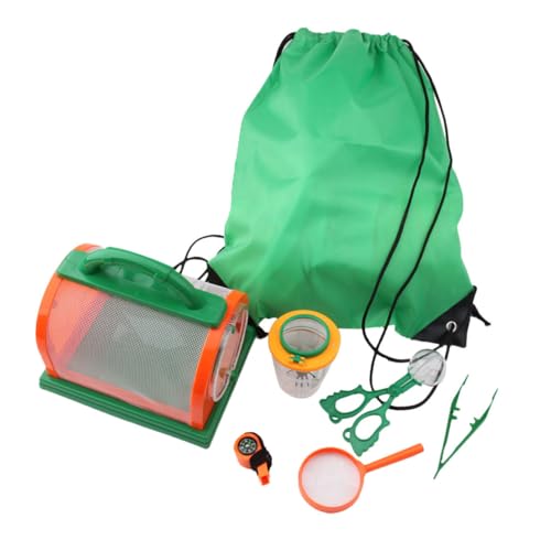 Toyvian 7-Teiliges Set Insektenbeobachtungsset Binoculars for ferngläser für kinderlupen Set Insektenbeobachtungs-Kit Werkzeuge beobachten Beobachtung von Wildinsekten Green von Toyvian