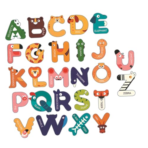 Toyvian 78 STK Badespielzeug Baby Spielzeug Baby-Geschenk Alphabet-duschspielzeug Puzzles Für Kinder Alphabet-Magnete Magnete Für Kinder Babygeschenke Lehrmittel Buchstabe Kleinkind Eva von Toyvian