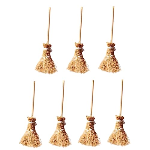 Toyvian 7St Mini-Besen Mini-Hexenbesen Rasenbürste Mini-Landschaftsmodell Mülleimer Küche Sprühmopp deko Dekoration Schlafzimmer Besenschmuck Mini-Modell aus Holz Buche Khaki Toyvian 7St Mini-Besen Mini-Hexenbesen Rasenbürste Mini-Landschaftsmodell Mülleimer Küche Sprühmopp deko Dekoration Schlafzimmer Besenschmuck Mini-Modell aus Holz Buche Khaki von Toyvian