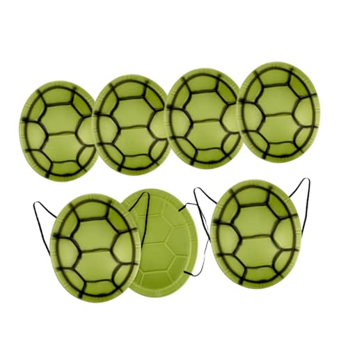 Toyvian 7St Schildkröte verkleiden Schildpatt-Kostüm Meeresschildkrötenkostüm für schildkrötenpanzer Halloween-Attacken Rucksack aus Schildpatt Ninja-Kostüm Eva Light Green von Toyvian