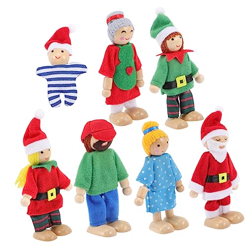 Toyvian 7Stücke Teiliges Holz Puppenfamilien Spielset Niedliche Figuren Für Rollenspiele Und Kreative Kinderzimmerdekoration Für Jahren Fördert Familieninteraktion Toyvian 7Stücke Teiliges Holz Puppenfamilien Spielset Niedliche Figuren Für Rollenspiele Und Kreative Kinderzimmerdekoration Für Jahren Fördert Familieninteraktion von Toyvian