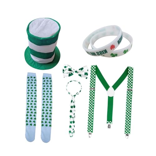 Toyvian 7st St. Patricks Day Schnurrbart Grünes Kappendekorationen Hut Zubehör Foto-Requisiten Partyzubehör Grüner Anzug St. Patricks Day Accessoires Errötendes Green Toyvian 7st St. Patricks Day Schnurrbart Grünes Kappendekorationen Hut Zubehör Foto-Requisiten Partyzubehör Grüner Anzug St. Patricks Day Accessoires Errötendes Green von Toyvian