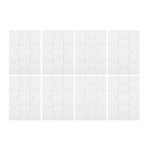 Toyvian 8 Blätter Holzpuzzle Thermoband Rätsel Wärmeübertragungs-Bastelpuzzle Thermal- DIY Puzzle kreativ Puzzle Sublimations-Puzzle-Handwerk Puzzle-Sublimationsspielzeug hölzern Weiß Toyvian 8 Blätter Holzpuzzle Thermoband Rätsel Wärmeübertragungs-Bastelpuzzle Thermal- DIY Puzzle kreativ Puzzle Sublimations-Puzzle-Handwerk Puzzle-Sublimationsspielzeug hölzern Weiß von Toyvian