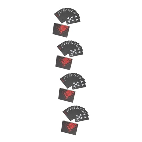 Toyvian 8 Kartons Kartenspielen Tischzubehör Spielkarneval Tally Spielkarten Campingzubehör unterhaltsame Karten Kartenspiel Masse empfindlich Poker dekorative Karte Schachbrett Plastik von Toyvian