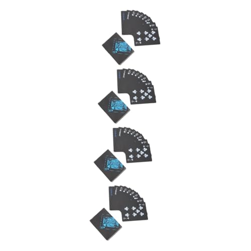 Toyvian 8 Kartons wasserdichte Spielkarten Rechteckkarten nach Hause Kartenspielen Geschenke Campingzubehör unterhaltsame Karten brettspiel versorgung Schreibtisch Schachbrett Deck Poker von Toyvian
