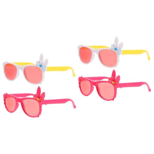 Toyvian 8 STK Puppenbrille Spielzeug für Kinder kinderspielzeug Trendige Sonnenbrille US-Zubehör entzückende Mini-Sonnenbrille stylische Puppensonnenbrille Ohr Kleine Puppe Brillengestelle von Toyvian