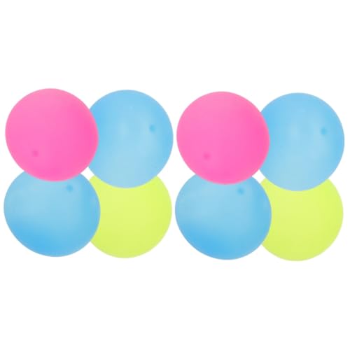 Toyvian 8 STK Squeeze-Ball-Spielzeug Sensorische Stressbälle Handübungsbälle Handbälle Hüpfball Aus Gummi Springende Bälle Stressball TPR Entlüftungskugel Büro Elastisch von Toyvian