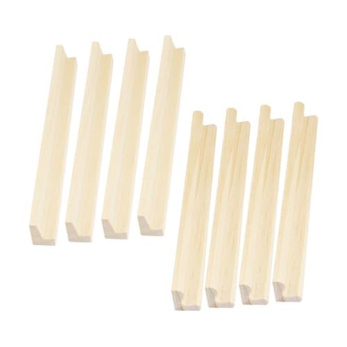 Toyvian 8 Stück Domino-Halter Aus Holz, Domino-Racks, Domino-Fliesen, Tabletts, Domino-spielzubehör Toyvian 8 Stück Domino-Halter Aus Holz, Domino-Racks, Domino-Fliesen, Tabletts, Domino-spielzubehör von Toyvian