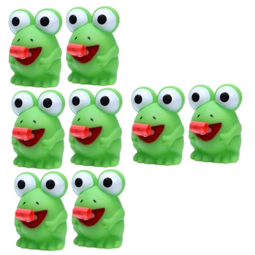 Toyvian 8 Stück Frosch Sound Spielzeug Stress Tier Spielzeug Cartoon Quetsch Spielzeug Spielzeug Tier Neuheit Quetsch Spielzeug Quetsch Tier Spielzeug Frosch Spielzeug Druck von Toyvian
