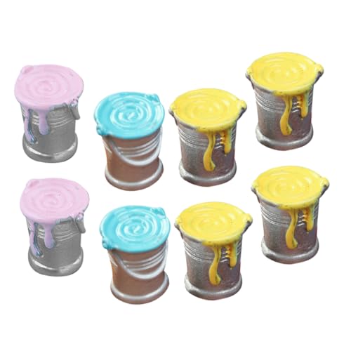 Toyvian 8 Stück Malen Sie Eimerspielzeug Puppen für Puppenhaus Miniaturpuppenhaus Dollhouse Vinyl Mini-Puppenhausmöbel Mini Farbeimer Ornament Mini House Prop Mini-Eimer Harz Toyvian 8 Stück Malen Sie Eimerspielzeug Puppen für Puppenhaus Miniaturpuppenhaus Dollhouse Vinyl Mini-Puppenhausmöbel Mini Farbeimer Ornament Mini House Prop Mini-Eimer Harz von Toyvian
