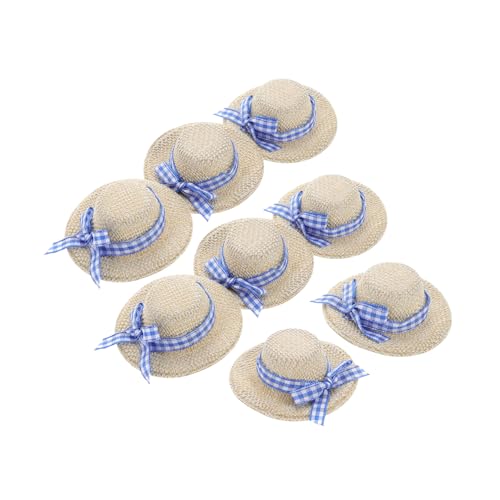 Toyvian 8stücke Miniatur-strohhüte Mit Schleife Für Puppen Handgefertigte Deko Für Puppenhäuser Kreative Bastelideen Und -projekte Zarte Und Stilvolle Hüte Für Einzigartige Toyvian 8stücke Miniatur-strohhüte Mit Schleife Für Puppen Handgefertigte Deko Für Puppenhäuser Kreative Bastelideen Und -projekte Zarte Und Stilvolle Hüte Für Einzigartige von Toyvian