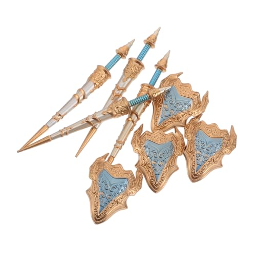 Toyvian 8 Stück Mini -waffenbausteine Mittelalterliche Actionfiguren Soldaten-actionfiguren Zubehör Für Actionfiguren Rollenspiele Für Kinderspiele Bausteine ​​Figuren Modelle Plastik von Toyvian