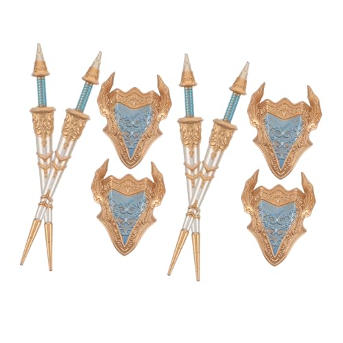 Toyvian Mini Figur Baustein Spielzeug Zubehör Set Weiß 8 Stücke Kinder Set Pädagogisches von Toyvian