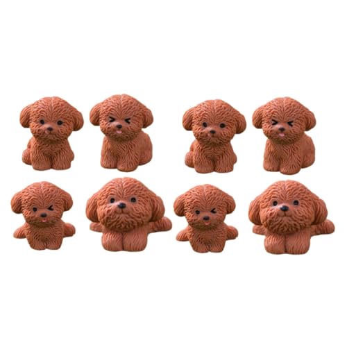Toyvian 8 Stück Miniatur-hundefiguren, Kleine Welpenskulpturen, Hundemodelle, Tiere, Ornamente Toyvian 8 Stück Miniatur-hundefiguren, Kleine Welpenskulpturen, Hundemodelle, Tiere, Ornamente von Toyvian