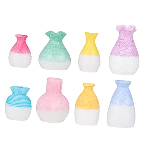Toyvian 8 Stück Minivase hohe Bodenvase Mini-Ornament einzigartige Vase Eimer Florist künstliche Pflanzen wohnkultur Living Room Decoration Home Decor Heimdekoration Kleine Vase aus Harz Toyvian 8 Stück Minivase hohe Bodenvase Mini-Ornament einzigartige Vase Eimer Florist künstliche Pflanzen wohnkultur Living Room Decoration Home Decor Heimdekoration Kleine Vase aus Harz von Toyvian