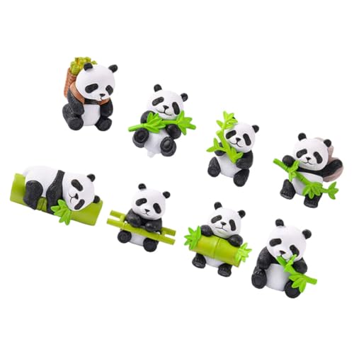 Toyvian Entzückende Mini-Panda-Statue Aus Kunstharz – Perfekt Für Puppenhaus Teetisch Und Bürodekoration Toyvian Entzückende Mini-Panda-Statue Aus Kunstharz – Perfekt Für Puppenhaus Teetisch Und Bürodekoration von Toyvian