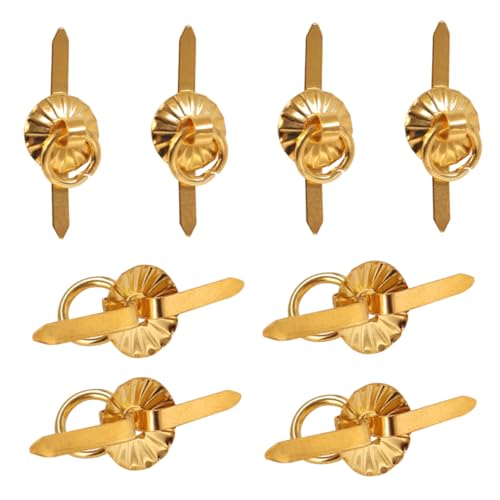 Toyvian 8 Stück Schrankgriff Für Puppenhaus Ersatz Handhaben Zieht Mit Silber Geformt Kindergarten Griffe Rustikal Sicher Schublade Drinnen Ring Bausatz Golden Aluminiumlegierung von Toyvian