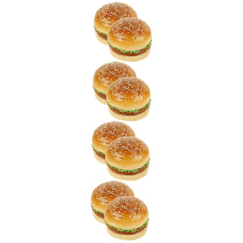 Toyvian 8 Stück Simuliertes Hamburger Modell Eiscreme Hähnchenkeulen Eimer Esszimmer Dekoration Für Tischsimulation Lebensechter Burger Dekorieren Sie Burger Lebensmittel von Toyvian