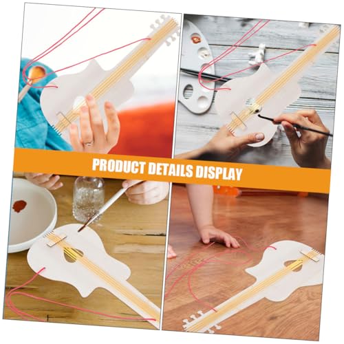 Toyvian 8 Stück Teiliges DIY Holz Gitarren für Ergonomisch Geformte Robuste Holzgitarre zum Bemalen und Basteln Fördert Kreativität und Feinmotorik für Musik und Kunstprojekte im Toyvian 8 Stück Teiliges DIY Holz Gitarren für Ergonomisch Geformte Robuste Holzgitarre zum Bemalen und Basteln Fördert Kreativität und Feinmotorik für Musik und Kunstprojekte im von Toyvian