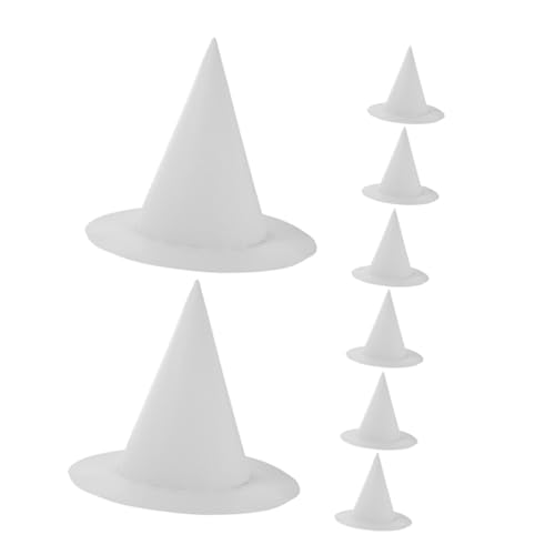 Toyvian 8 Stück Teiliges DIY Weiße Papierspitzen Hexenhüte für Bemalen Halloween Party Dekoration Stabile Bastelmaterialien Kindgerechte Kunstaktivität Toyvian 8 Stück Teiliges DIY Weiße Papierspitzen Hexenhüte für Bemalen Halloween Party Dekoration Stabile Bastelmaterialien Kindgerechte Kunstaktivität von Toyvian