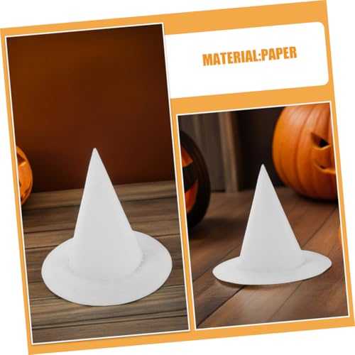 Toyvian 8 Stück Teiliges Diy Hexenhut aus Strapazierfähigem Weißem Papier für Zulaufender Halloween Hut zum Bemalen und Gestalten für Partydekoration Rollenspiele und Toyvian 8 Stück Teiliges Diy Hexenhut aus Strapazierfähigem Weißem Papier für Zulaufender Halloween Hut zum Bemalen und Gestalten für Partydekoration Rollenspiele und von Toyvian