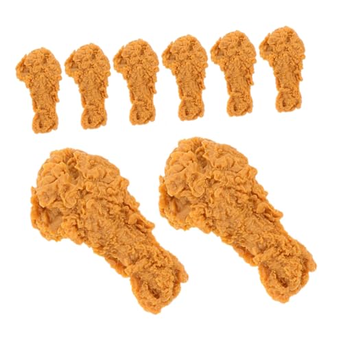 Toyvian 8 Stück Teiliges Künstliche Hähnchenkeulen Modell Realistische Textur Detailgetreues Design Vielseitige Dekoration für Fotografie Restaurant Tischdisplay Küchenrequisite Toyvian 8 Stück Teiliges Künstliche Hähnchenkeulen Modell Realistische Textur Detailgetreues Design Vielseitige Dekoration für Fotografie Restaurant Tischdisplay Küchenrequisite von Toyvian