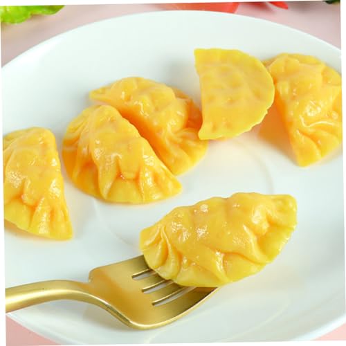 Toyvian 8 Stück Teiliges Künstliches Dumpling Modell aus Langlebigem PVC Realistische Deko für Küche Party Restaurant und Bildung Farbecht Detailgetreu und Vielseitig Einsetzbar von Toyvian