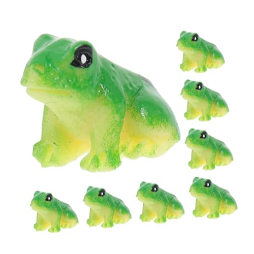Toyvian 8 Stück Teiliges Mini Frosch Figuren aus Robustem Harz Langlebige Miniatur Deko für Garten Puppenhaus Micro Landschaft Wetterfest für Innen und Außenbereich Detailreich Toyvian 8 Stück Teiliges Mini Frosch Figuren aus Robustem Harz Langlebige Miniatur Deko für Garten Puppenhaus Micro Landschaft Wetterfest für Innen und Außenbereich Detailreich von Toyvian