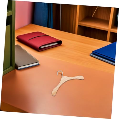 Toyvian 8 Stück Teiliges Mini Holzpuppenbügel für Bjd Puppenkleider Leichter Passgenauer Garderobenorganisator für Puppenhaus zur Stilvollen Aufbewahrung und Kreativen Szenengestaltung von Toyvian