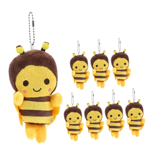 Toyvian 8 Stück Teiliges Plüsch Bienen Schlüsselanhänger Weiche Kuscheltier Anhänger mit Niedlicher Cartoon Bienenform Dekorativ und Vielseitig für Rucksack Geldbörse und Taschen für Toyvian 8 Stück Teiliges Plüsch Bienen Schlüsselanhänger Weiche Kuscheltier Anhänger mit Niedlicher Cartoon Bienenform Dekorativ und Vielseitig für Rucksack Geldbörse und Taschen für von Toyvian
