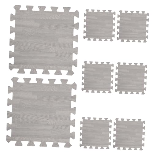 Toyvian 8 Stück Teiliges Puzzlematte Dickem Schaumstoff rutschfeste Leichte Krabbelmatte für Junge Mädchen und Stoßdämpfend Einfache Montage mit Holzmaserung für Spielzimmer und Toyvian 8 Stück Teiliges Puzzlematte Dickem Schaumstoff rutschfeste Leichte Krabbelmatte für Junge Mädchen und Stoßdämpfend Einfache Montage mit Holzmaserung für Spielzimmer und von Toyvian