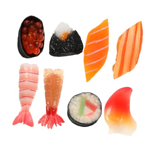 Toyvian 8 Stück Teiliges Realistisches Sushi Onigiri Modell aus Langlebigem Detailgetreue Miniatur Nachbildung Japanischer Küche als Dekoration für Küche Schlafzimmer und Ladengeschäft Toyvian 8 Stück Teiliges Realistisches Sushi Onigiri Modell aus Langlebigem Detailgetreue Miniatur Nachbildung Japanischer Küche als Dekoration für Küche Schlafzimmer und Ladengeschäft von Toyvian