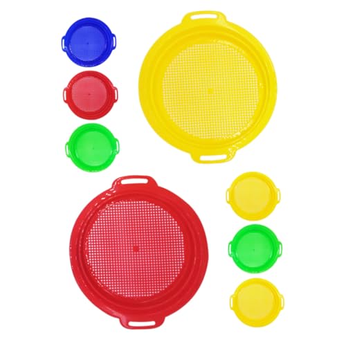 Toyvian 8 Stück Teiliges Strandspielzeug Set Sandfilter aus Robustem Kunststoff Buntes Sandspielzeug für Fördert Teamwork und Kreatives Am Strand Sandkasten Toyvian 8 Stück Teiliges Strandspielzeug Set Sandfilter aus Robustem Kunststoff Buntes Sandspielzeug für Fördert Teamwork und Kreatives Am Strand Sandkasten von Toyvian