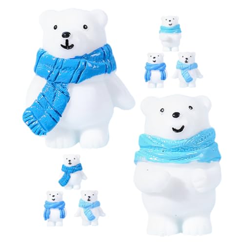 Toyvian 8 Stück Terrarium basteln selber Machen Mini schmücken realistisch Eisbär- für Weihnachtsdeko schneelandschaft weihnachtsfiguren Eisbär-Modell Meerestierfiguren Harz Weiß Toyvian 8 Stück Terrarium basteln selber Machen Mini schmücken realistisch Eisbär- für Weihnachtsdeko schneelandschaft weihnachtsfiguren Eisbär-Modell Meerestierfiguren Harz Weiß von Toyvian