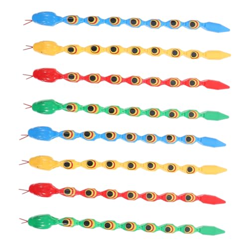 Toyvian 8 Stück Twisty Schlangenspielzeug Gelenk-lernspielzeug Gegliedertes Reptilienspielzeug Wackeliges Reptilienspielzeug Schlangenspielzeug Lernen Streiche Für Abs Toyvian 8 Stück Twisty Schlangenspielzeug Gelenk-lernspielzeug Gegliedertes Reptilienspielzeug Wackeliges Reptilienspielzeug Schlangenspielzeug Lernen Streiche Für Abs von Toyvian