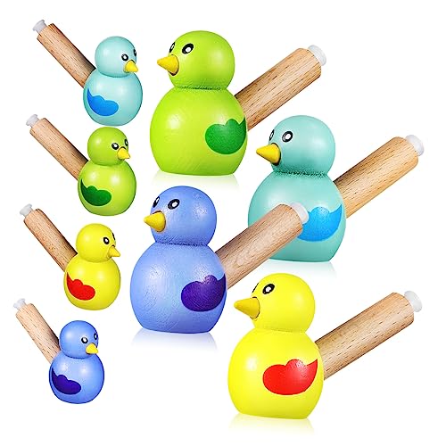 Toyvian 8 Stück Vogelpfeife Simulation Einer Vogelpfeife Simuliertes Pfeifenspielzeug Spielzeugpfeifen Neuartige Vogelpfeifen Tierpfeife Wasservogelpfeife Hölzern von Toyvian