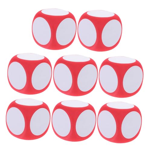Toyvian 8 Stück Wiederbeschreibbare Schaumwürfel für Unterricht Erasable Spielwürfel für Mathematik Kreative Projekte und Klassenzimmeraktivitäten Rot Toyvian 8 Stück Wiederbeschreibbare Schaumwürfel für Unterricht Erasable Spielwürfel für Mathematik Kreative Projekte und Klassenzimmeraktivitäten Rot von Toyvian