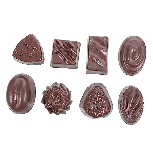 Toyvian 8 Teiliges Set Simulierte Schokoladenmodell Prop Künstliche Schokolade Für Tischdekoration Für Realistische Nachbildung Von üßigkeiten Toyvian 8 Teiliges Set Simulierte Schokoladenmodell Prop Künstliche Schokolade Für Tischdekoration Für Realistische Nachbildung Von üßigkeiten von Toyvian